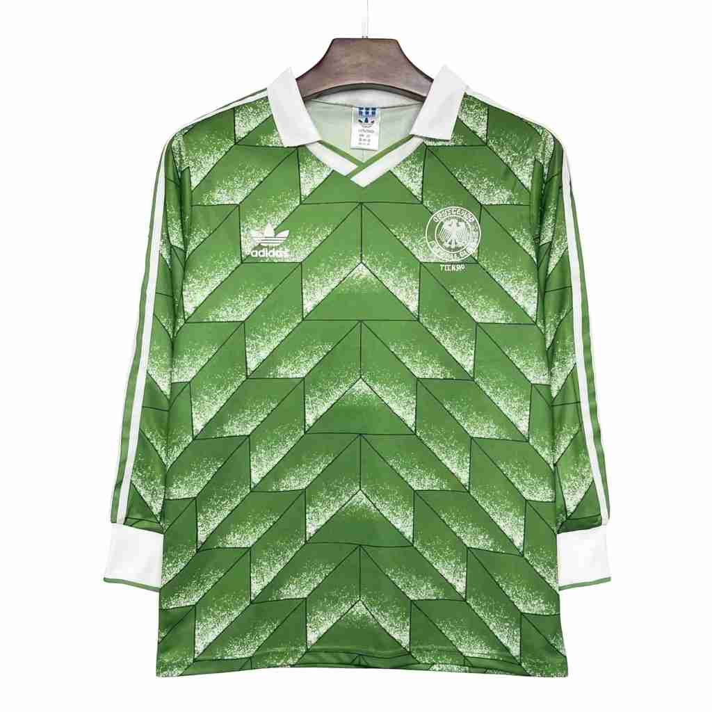 Retro 1990 Germany Long Sleeve Away Jersey